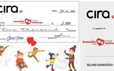 A GiveShop Success Story – CIRA’s Virtual Garage Sale for The Snowsuit Fund!